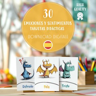 tarjetas-emociones-dragones-flashcards - Image 1