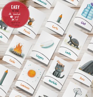 flashcard-opposti-italiano-bambini - Image 6