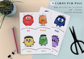 monster-color-flashcards-montessori - Image 2