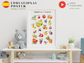 spanish-fruits-poster-watercolor-print - Image 5