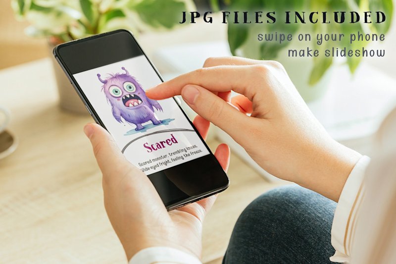 monster-emotion-flashcards-kids-learning - Image 7