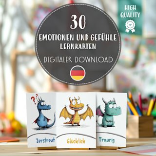 drachen-gefuhle-flashcards-deutsch-o - Image 1
