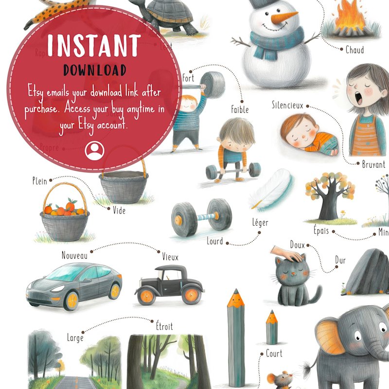 affiche-adjectifs-opposes-francais-o-art - Image 3