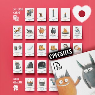 japanese-opposites-flash-cards-kids - Image 1