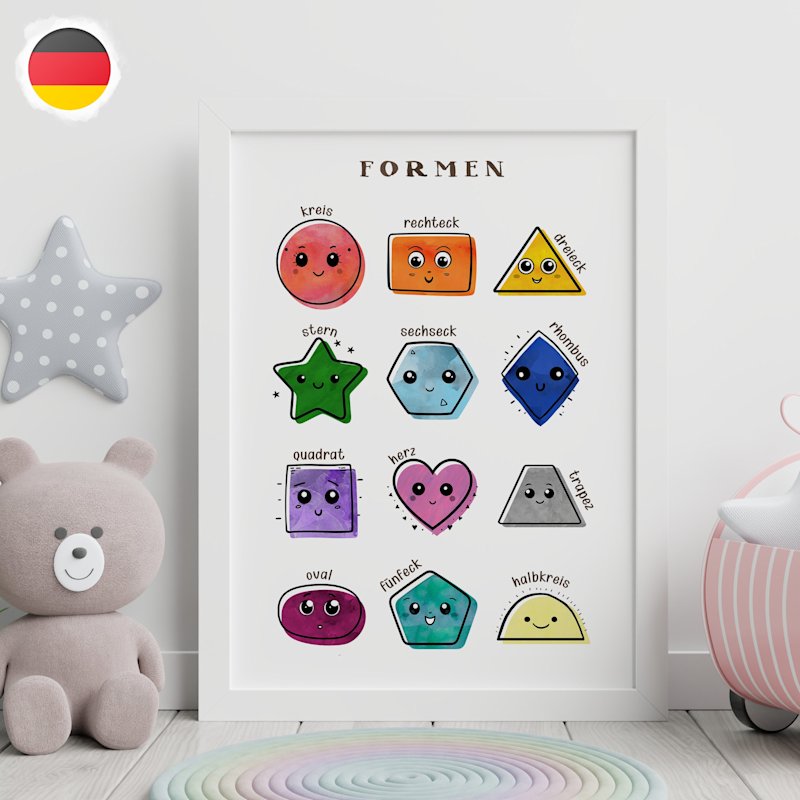 formen-poster-kinder-deutsch-german - Image 1