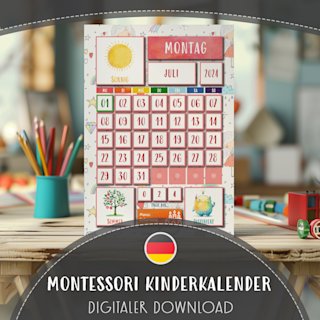 schulkalender-kinder-deutsch-german-kids - Image 1