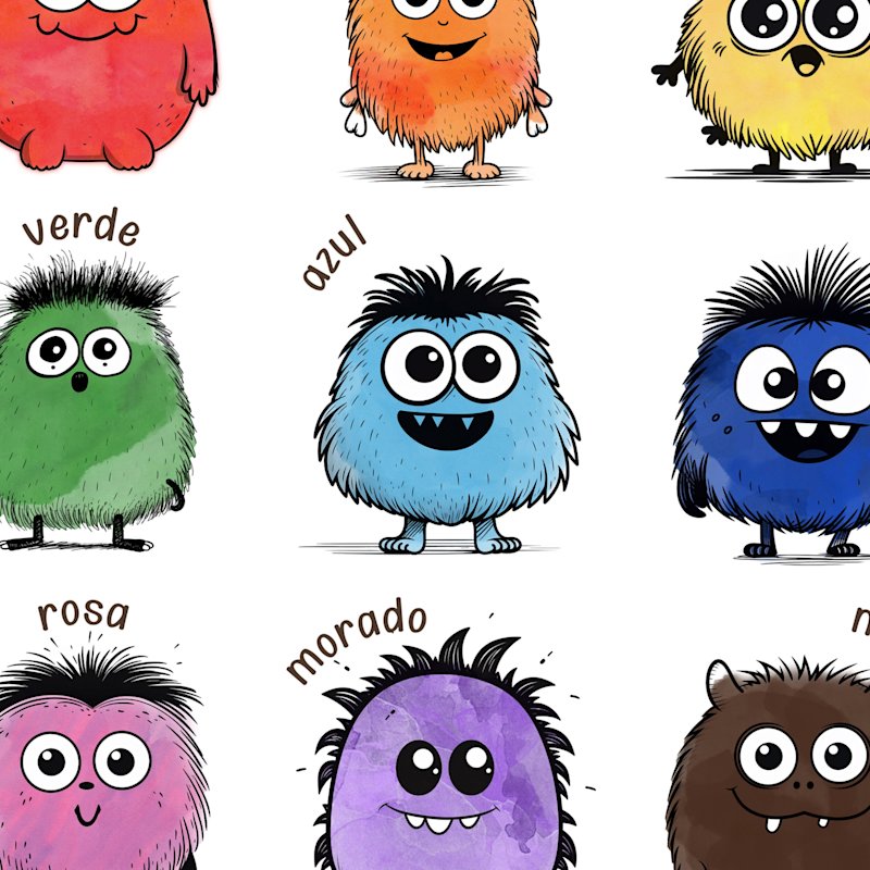 spanish-colors-poster-cute-monsters - Image 4