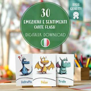 flashcard-emozioni-draghi-italiano - Image 1