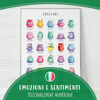 poster-emozioni-italiano-bambini-mostri - Image 1