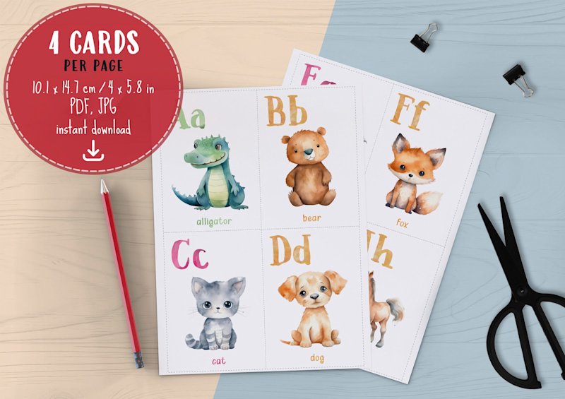 animal-alphabet-flashcards-kids-abc - Image 4