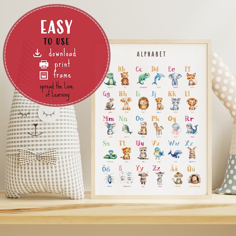 alphabet-poster-tiere-deutsch-german-abc - Image 4