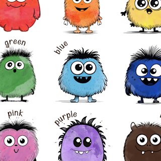 colours-poster-kids-monsters-printable - Image 4