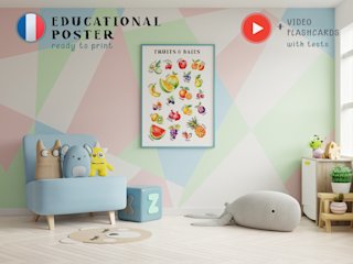 affiche-fruits-enfants-francais-o - Image 3