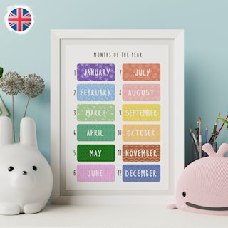 months-year-poster-kids-printable-pdf - Image 5