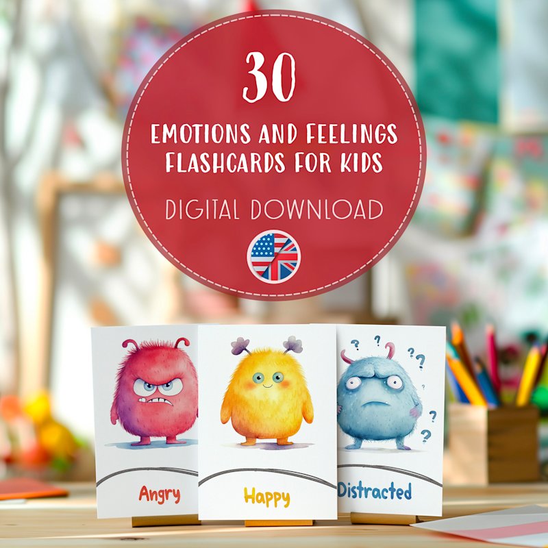 monster-emotions-flashcards-kids - Image 1