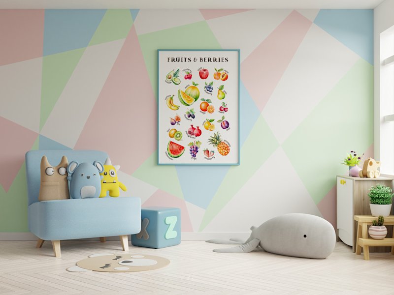 fruits-poster-kids-watercolor - Image 5