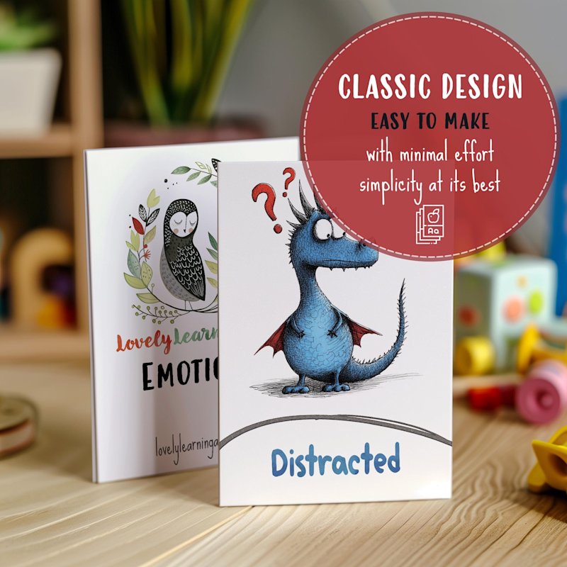 dragon-emotions-flashcards-kids-english - Image 7