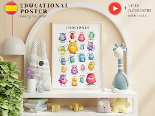 spanish-emotions-poster-watercolor - Image 3