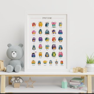 feelings-monsters-poster-kids-emotions - Image 6